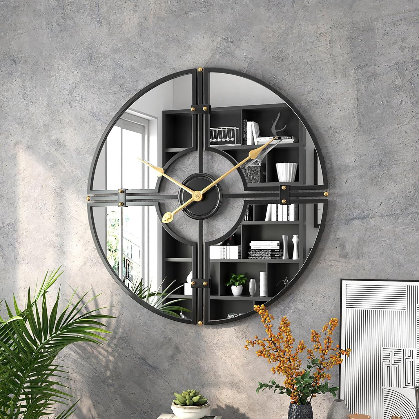 Axis Mirror Clock