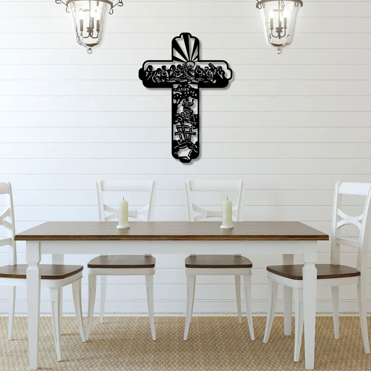 the last supper cross edition