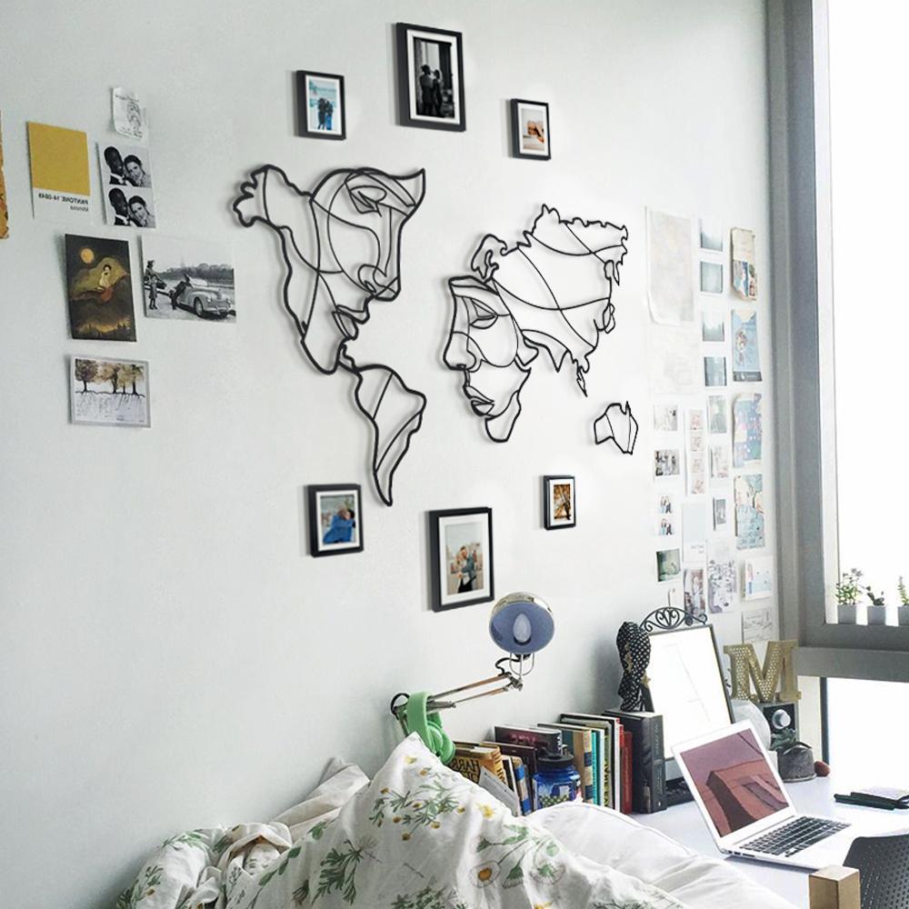 faces of world map