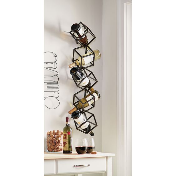 CUBIC Wall Wine Rack