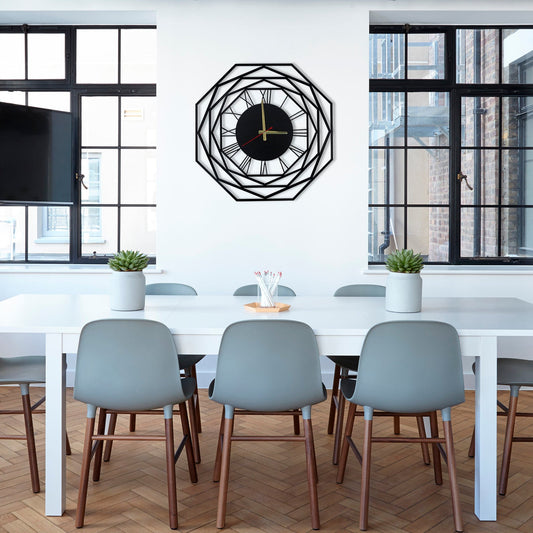 sydney metal wall clock
