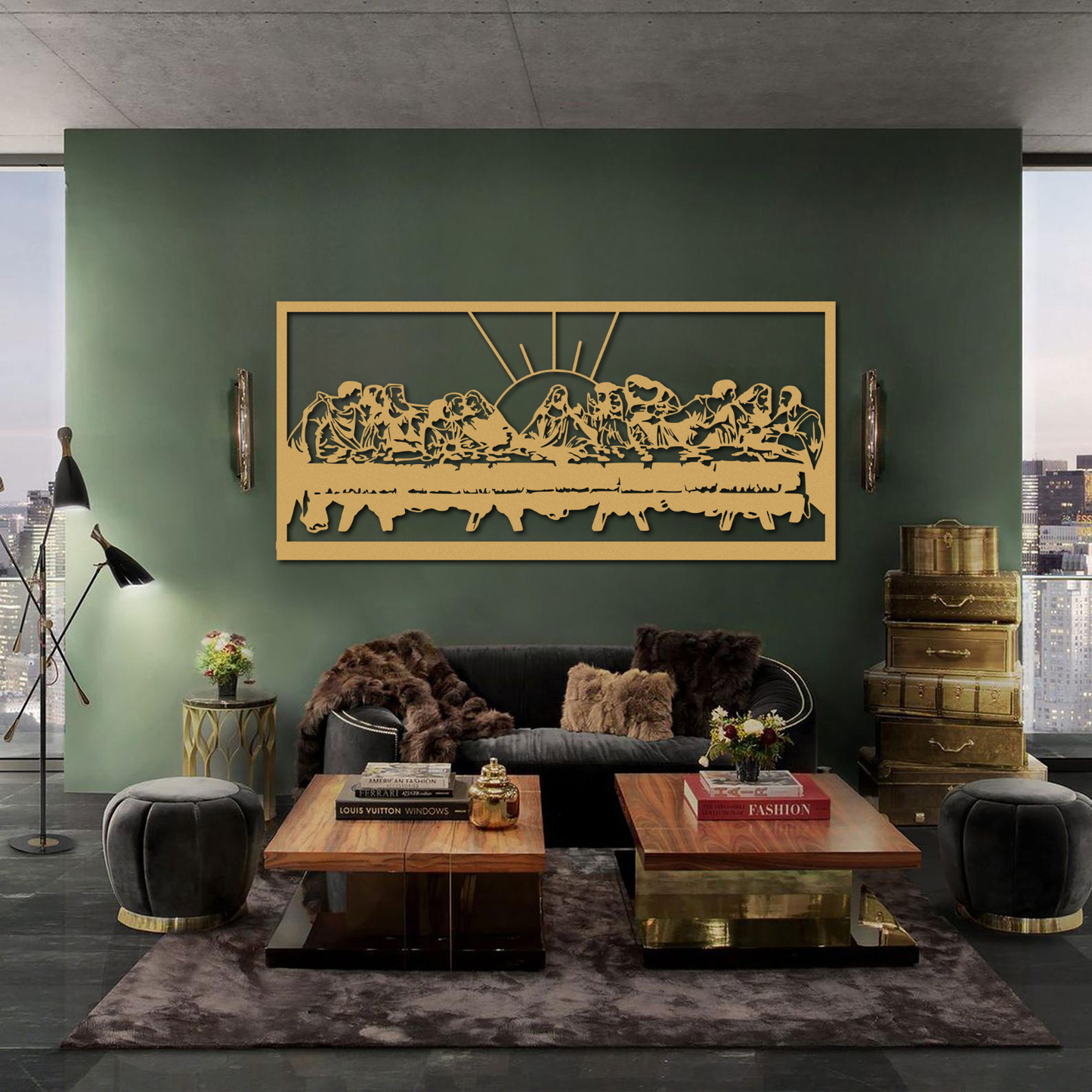 the last supper frame