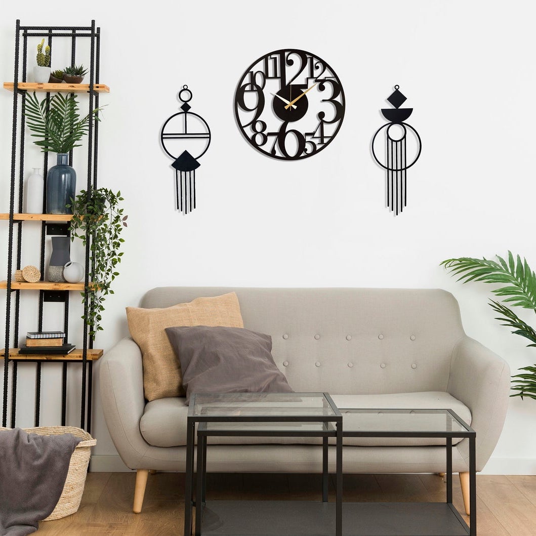 new little metal wall clock