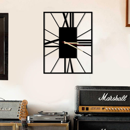 mint tower metal wall clock