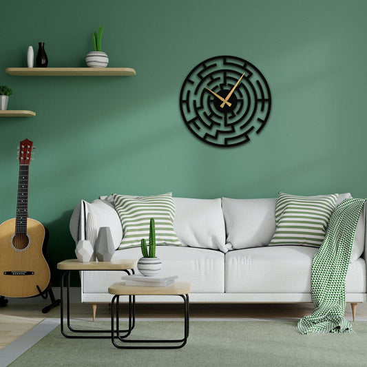 the grand metal wall clock