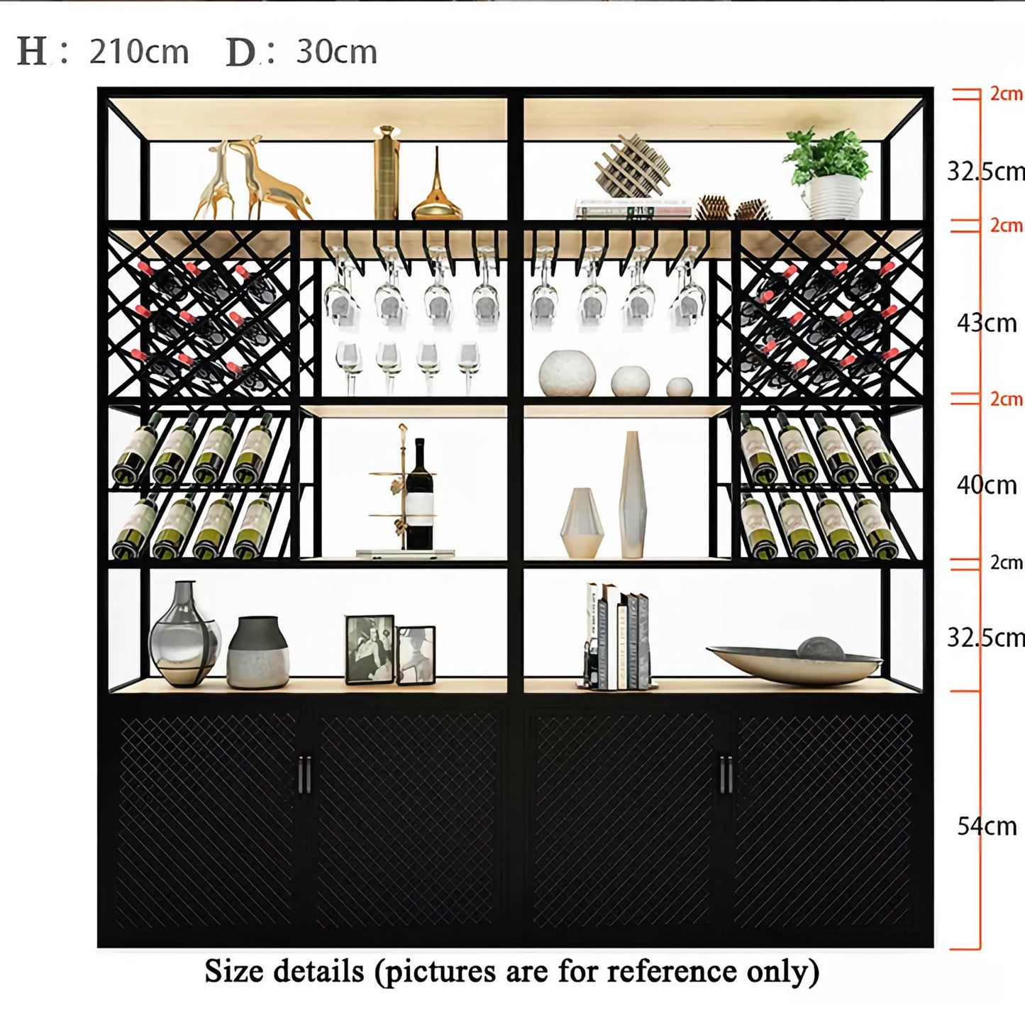 Barley Wine Rack Cabinet