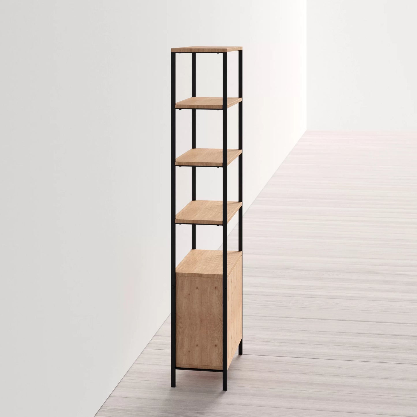 classic industrial bookcase