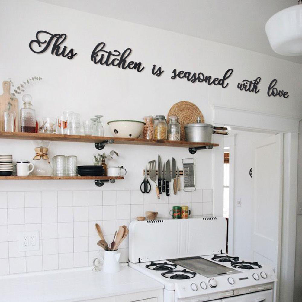 this kitchen is seasoned with love