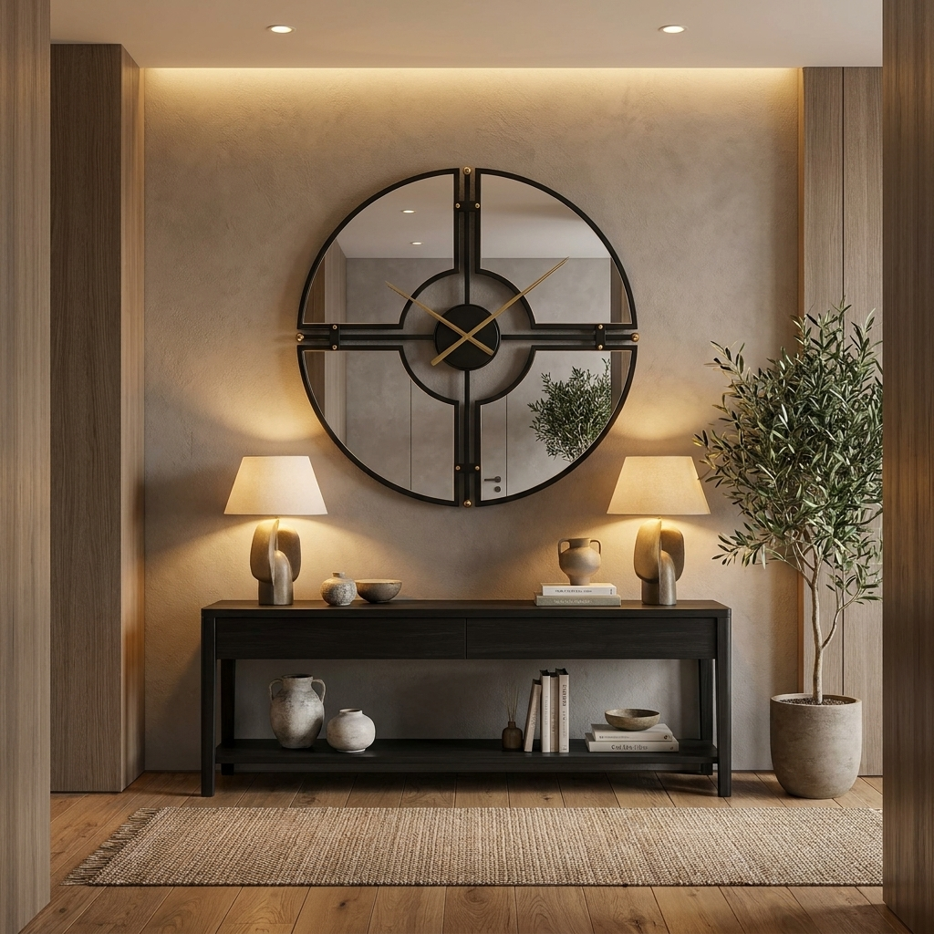 Axis Mirror Clock
