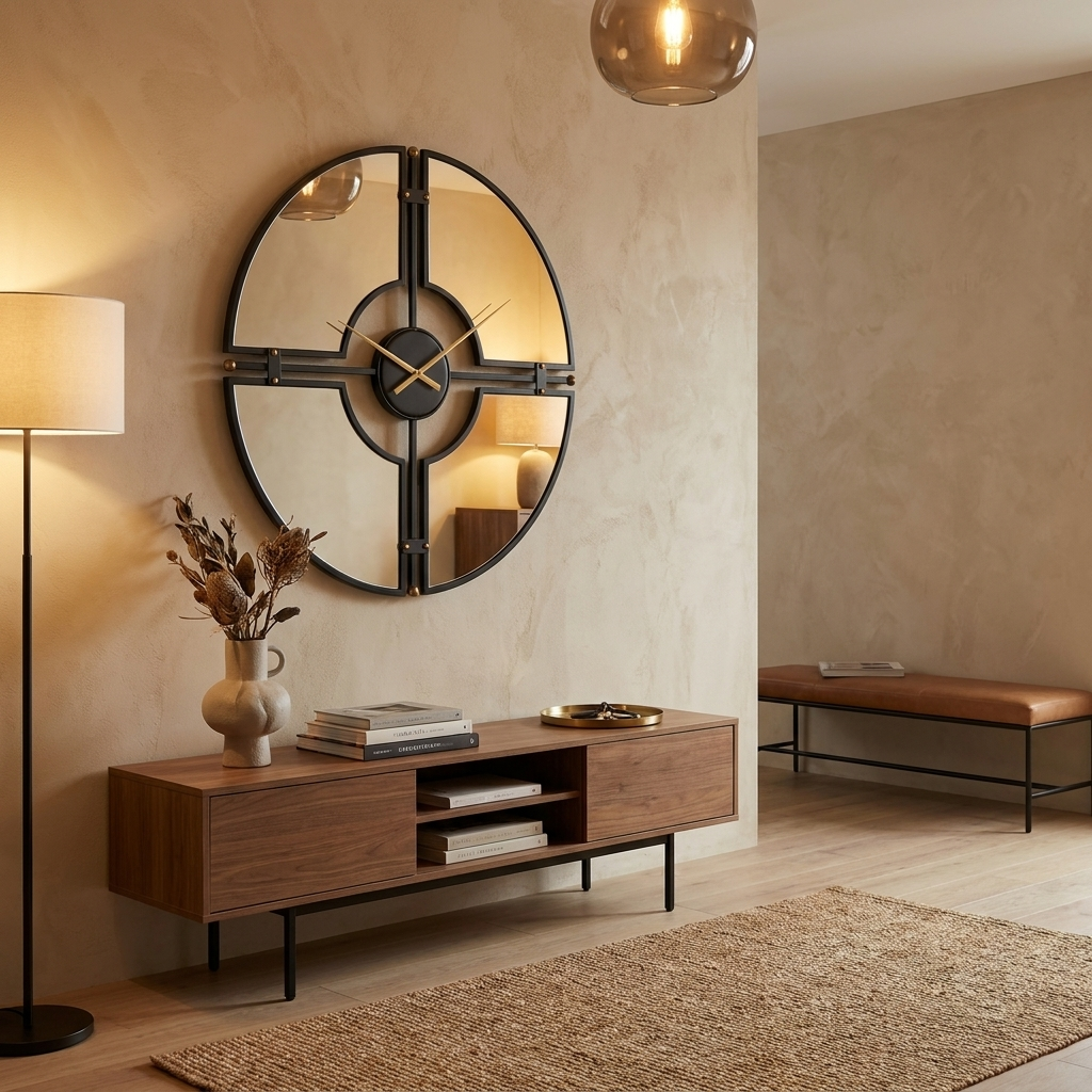 Axis Mirror Clock