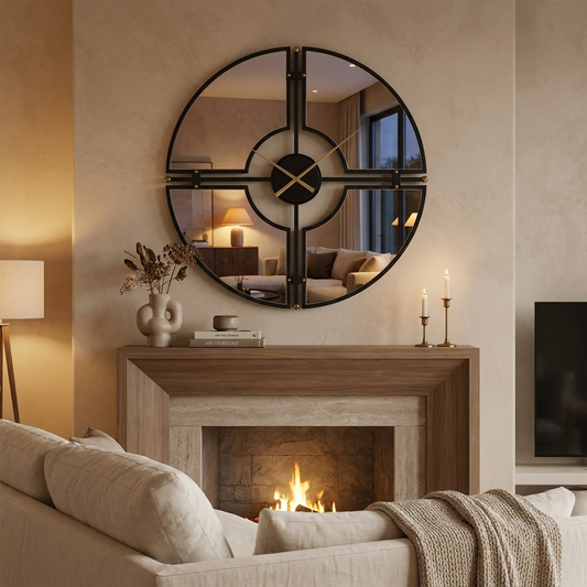 Axis Mirror Clock