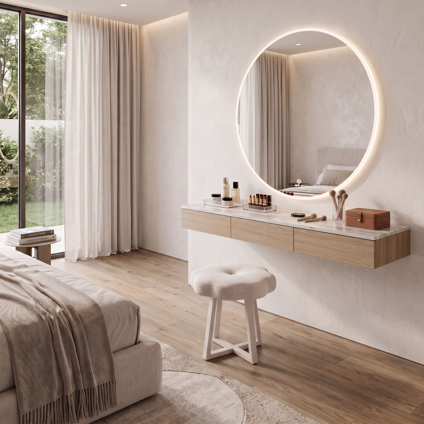 Cloud Vanity Stool
