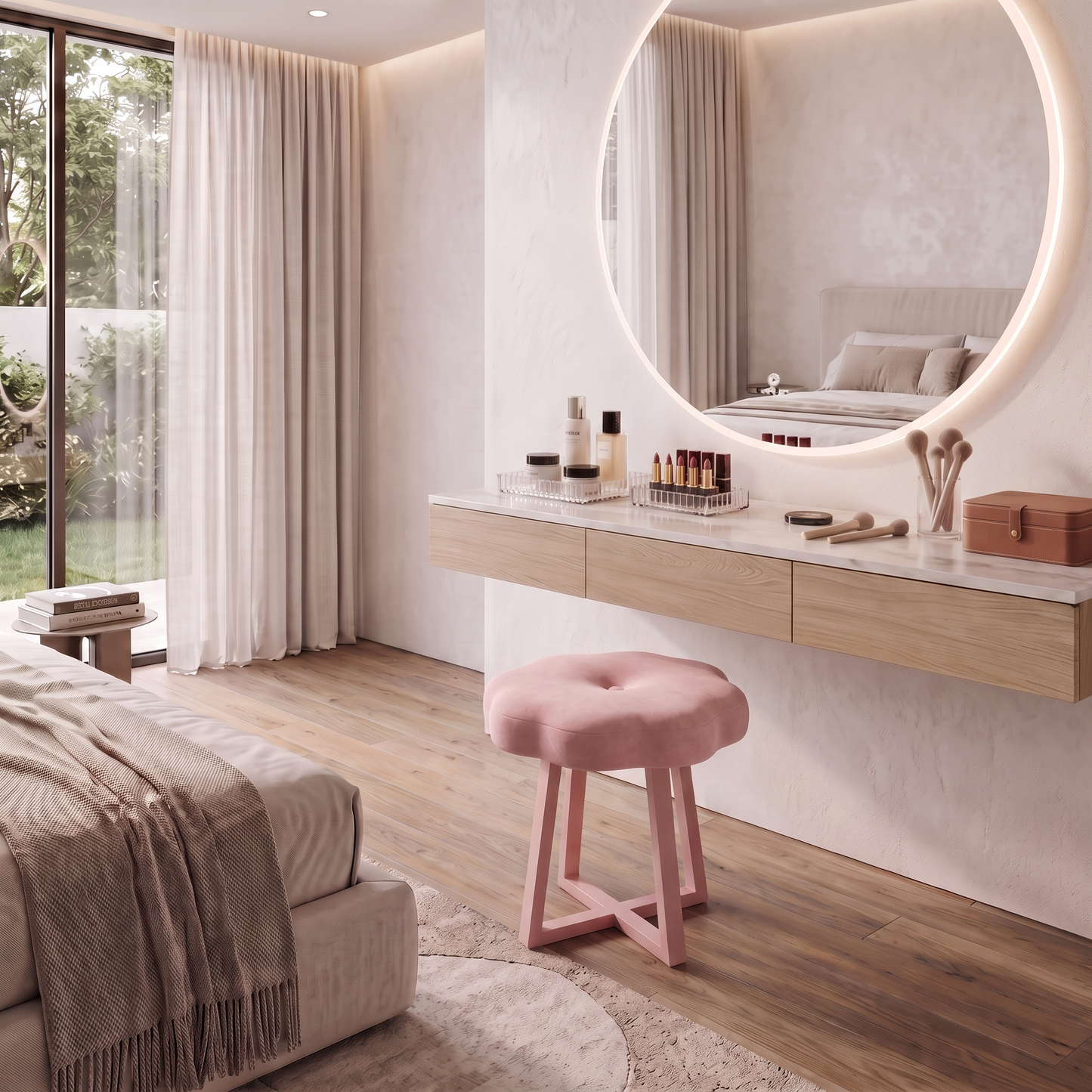 Cloud Vanity Stool