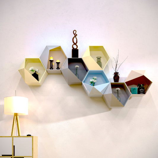 Honeycomb Wall Shelves