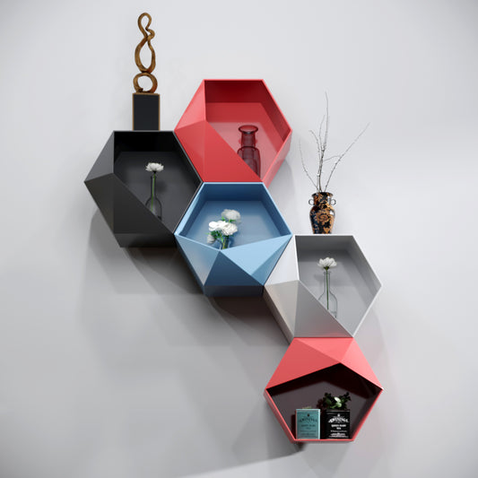 Honeycomb Wall Shelves