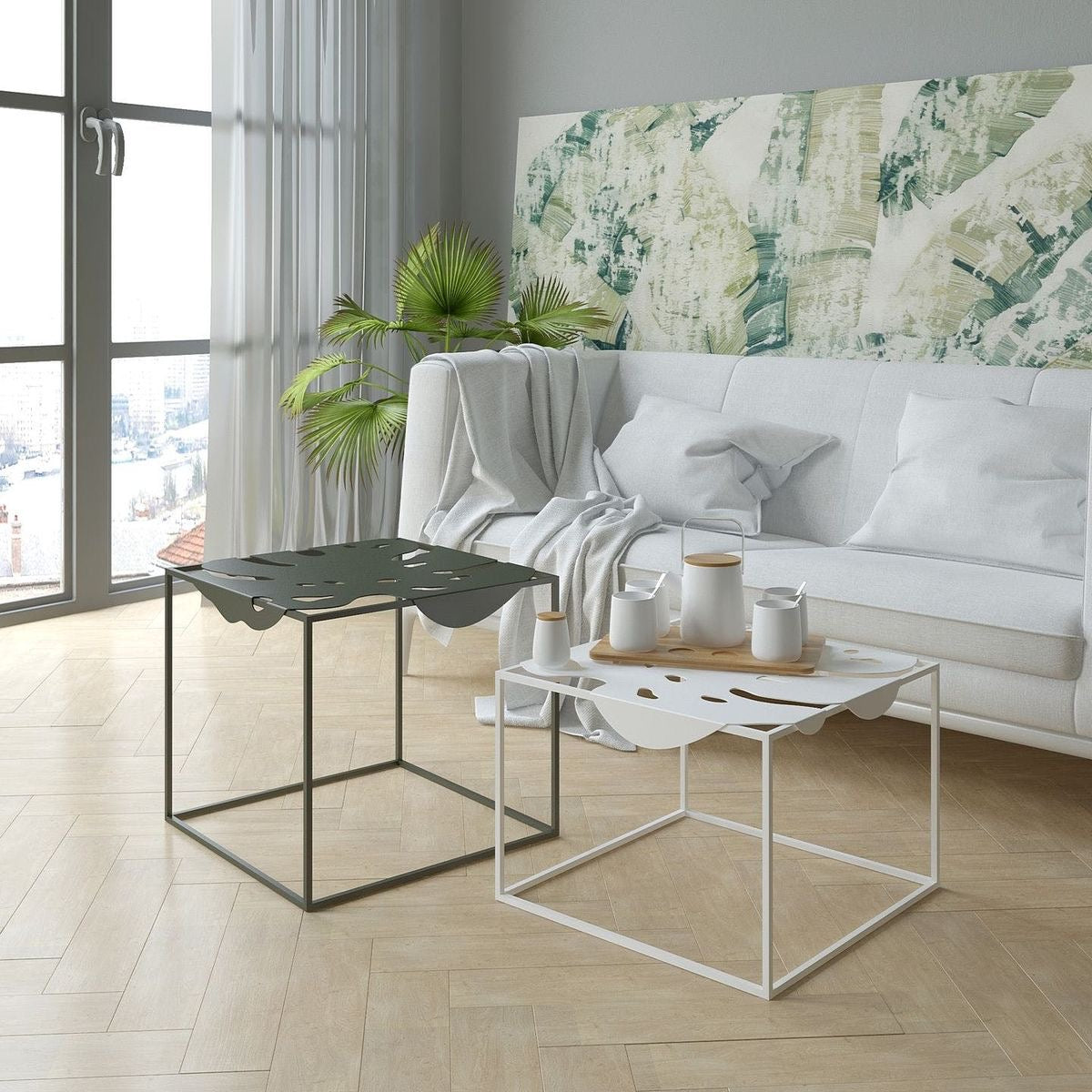 Monstera Side Tables