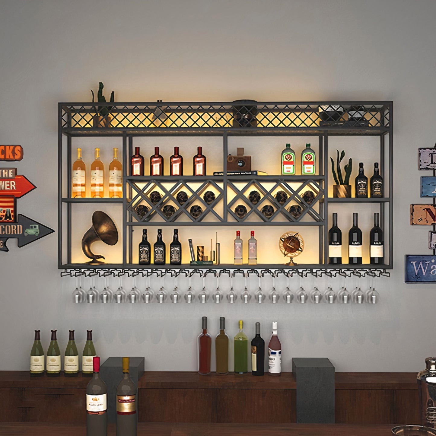 HEDGE Wall Mounted Bar