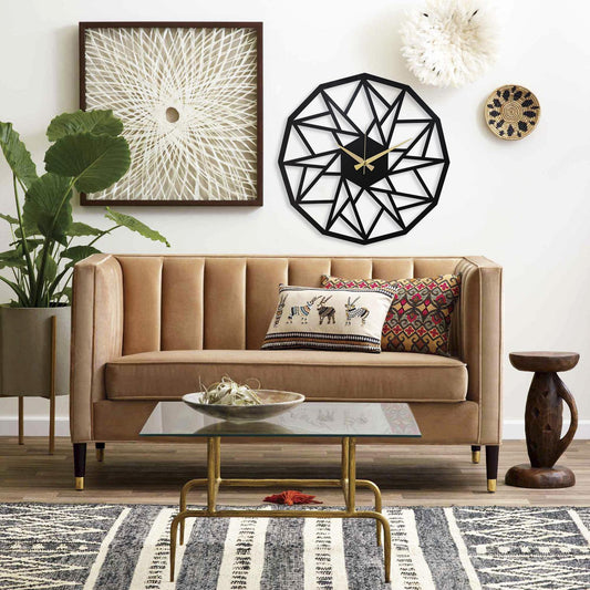 bangkok metal wall clock