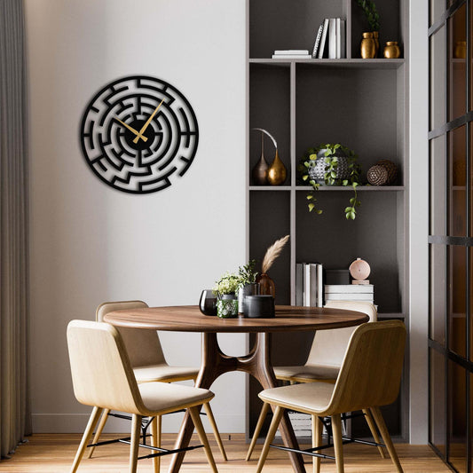 the grand metal wall clock