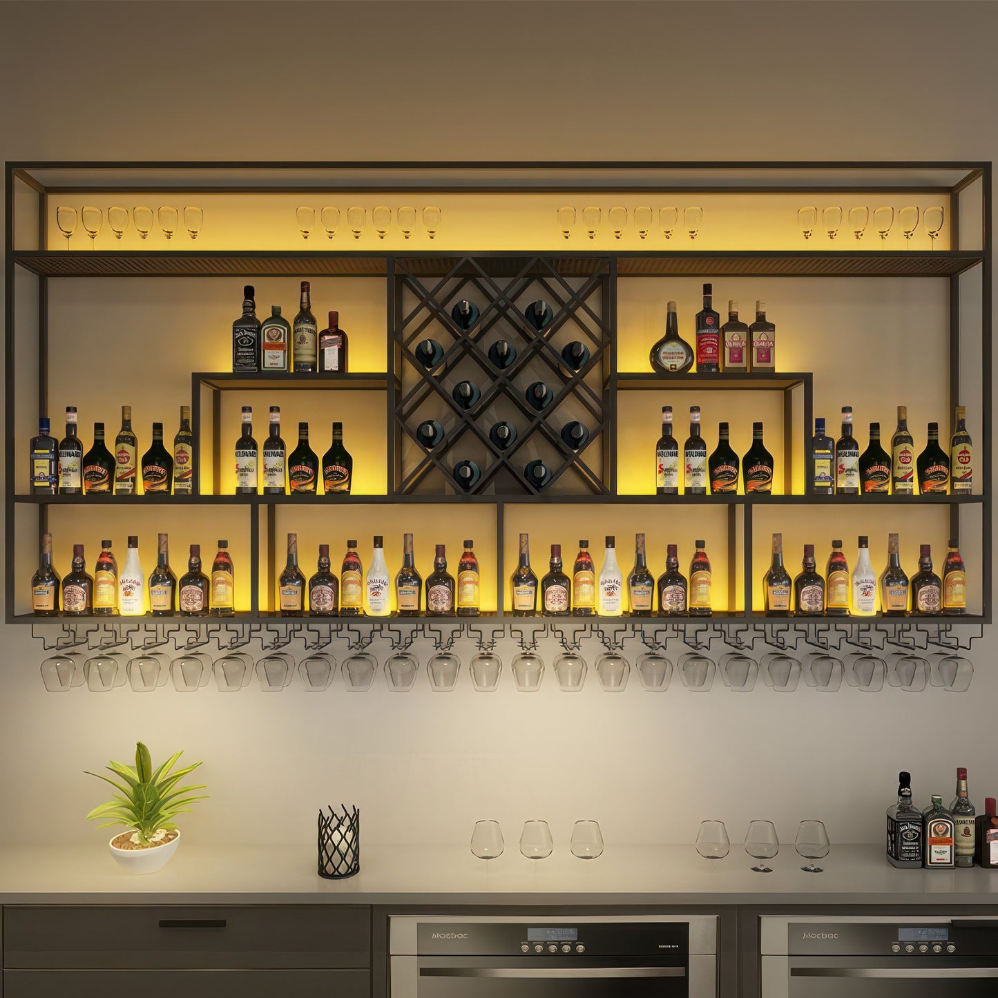 Vermont Wall-Mounted Bar