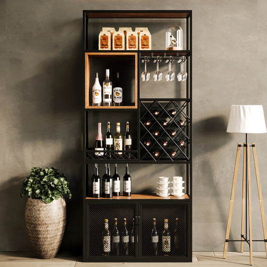 Marty Wine Rack Cabinet