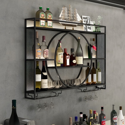 Bricker Wall-Mounted Wine Rack
